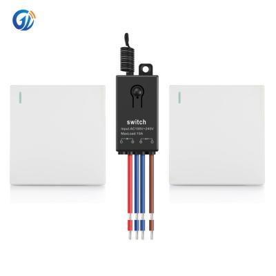 China 3 Modes Smart Home Wall Switch 1 2 3 Modes Luxury US Strip AC 110v Electric Remote Control Wireless Lamp Switches For Homes for sale