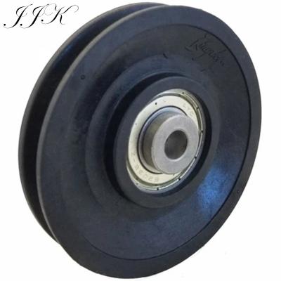 China Hotels JJK Gym Bearing Cable SBB / SI Fitted Wheels Nylon Replacement Pulleys 95 Mm for sale