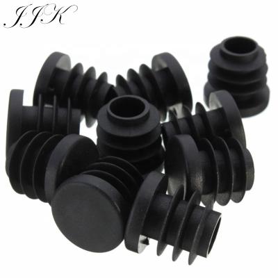 China JJK Gym Equipment Spare Parts Black Plastic Blanking End Insert Plugs Customized Sizes for sale