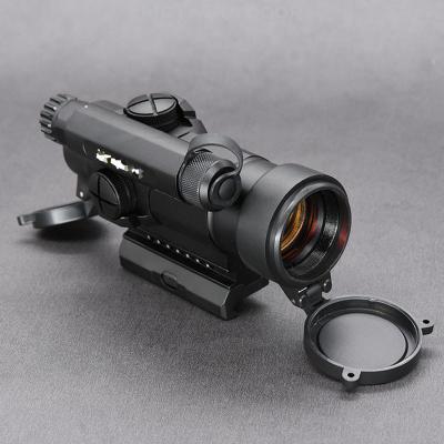 China 1x40 Tactical Aluminum Dot Sight Rifle Scope Red Aluminum Alloy 20mm Picatinny Weaver Hunting Shooting for sale