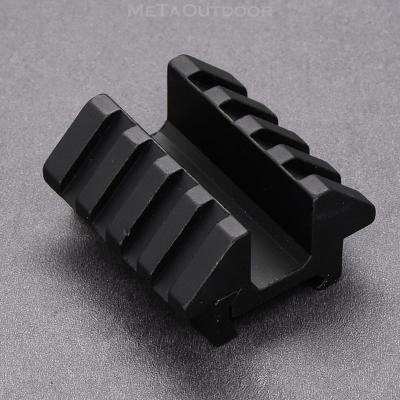 China Aluminum Alloy Tactical Picatinny Dot Sight Scope Dual 45 Degree Extension Red Tactical Mount Base for sale