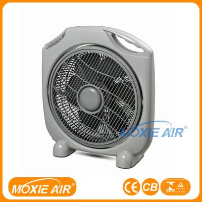 China Hotel 14 Inch Gray Portable Box Fan for sale