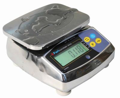 China SS304/201 FURI 0.2g/6kg WPS Smart Digital Electric Weighing Scale Waterproof with LCD Display for sale