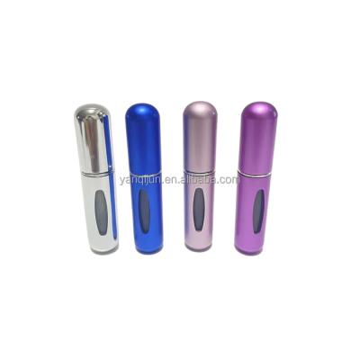 China Leak Proof Mini Cute Refillable Travel Seven Color Hot Sale Perfume Bottles Spray Bottle Aluminum PUMP Sprayer Binqi Factory Supplier 5ml for sale