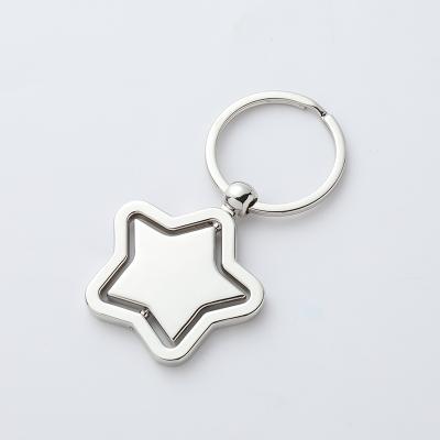 China Promotion Gift Personalized Logo Keying Zinc Alloy Key Holder Custom Engraved Laser Blank Metal Key Chain for sale