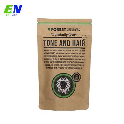 China Moisture Proof Customized Logo Printed Recyclable Small Package Zipper Packaging Paper Bag for sale