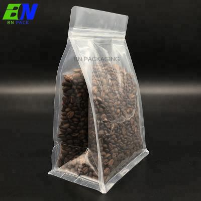 China Wholesale Packaging Eco - Friendly / Biodegradable Food Grade 100% Compostable Flat Bottom Paper Bag for sale