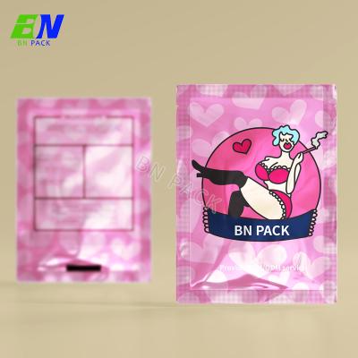 China Biodegradable Small Biodegradable Face Cream Sachet Custom Printing Cosmetic Sample Wrapping Paper Three Side Sealed Mylar Packaging Bag for sale