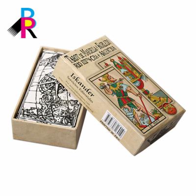 China paper & Old Fashioned History Paperboard Cardboard Trick Cards Custom Design Printing Postcard Poker Cards Character And Packaging Box for sale