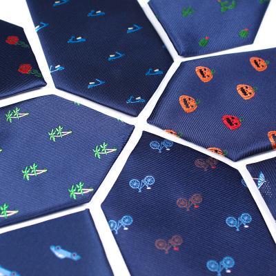 China Wholesale Mens Casual Floral Skinny Tie Designs Polyester Animal Necktie Supplier Manufactures Tie for sale