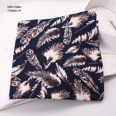 China Wholesale Classic Feather Pattern Mens Cotton Handkerchiefs for sale