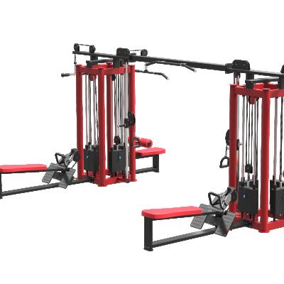 China Universal Commercial Gym Fitness Equipment Multi Strength Machine 8 Station For Exercise for sale