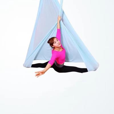 China Universal Anti-Gravity Aerial Gym Training Yoga Swing Flying Hammock Yoga Hanging Belt Belts for sale