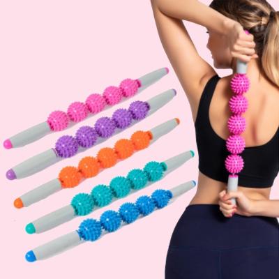 China Hot Selling Muscle Release Massage Stick For Yoga Pilate Gym Fitness Slimming Stick for sale