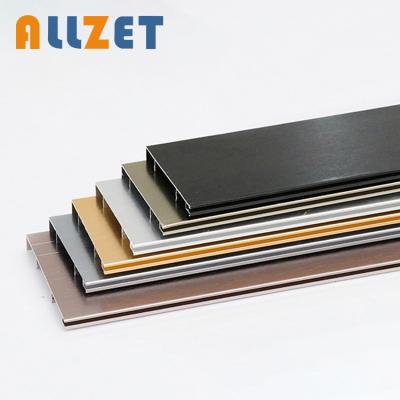 China Modern Minimalist Supermarket Hospital Hospital Apartment Metal Aluminum Alloy Board Skirting Skirting Baseboard for sale