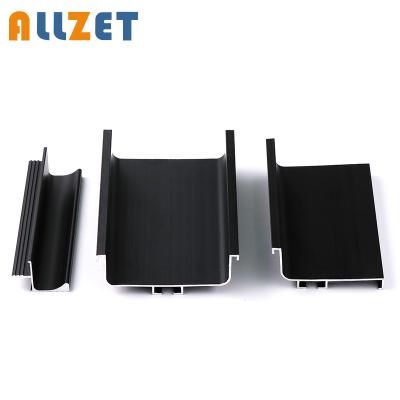 China Decorations Allzet Horizontal Aluminum Sideboard Spacer Channel Perfil Gola Profile For Base Cabinet for sale