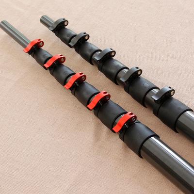 China Stocked 10 Meter High Strength Carbon Fiber Telescopic Pole OEM for sale