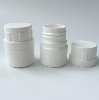 China Medicine 15ml - 200ml Food Grade HDPE Plastic Pharmaceuticals Pill Bottles Wide Mouth With Cap Closures Wholesale for sale