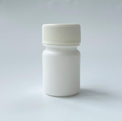 China Medicine 15ML 15CC 0.5 oz Small Pill HDPE Plastic Containers White Empty Pill Bottles Sample Bottles Test Vial With Caps for sale