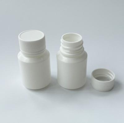 China 15ml 30ml 60ml 80ml 120ml 150ml Medicine HDPE White Plastic Bottle For Empty Pill Tablets Pharmaceutical Packaging for sale