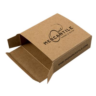 China Recyclable Custom Design Paper Packaging Box 350gsm Kraft Paper Boxes Manufacturer for sale