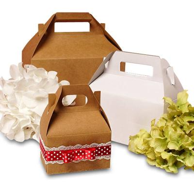 China Recycled Materials Customized Bakery Packaging Box Paper Food Box Bread Cake Box Takeout Container for sale