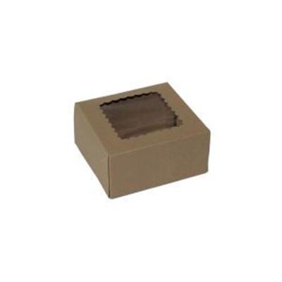 China Biodegradable Custom Printing Cake Item Box With Window Include Gift Box Bakery Oil Proof Food Packaging Cake Item Boxes for sale