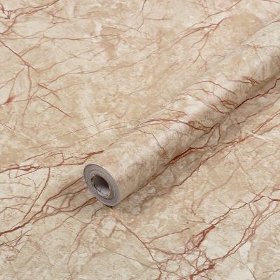 China Modern Cheap Waterproof PVC Vinyl Wallpaper Self Adhesive Film Roll For Wall Decoration for sale