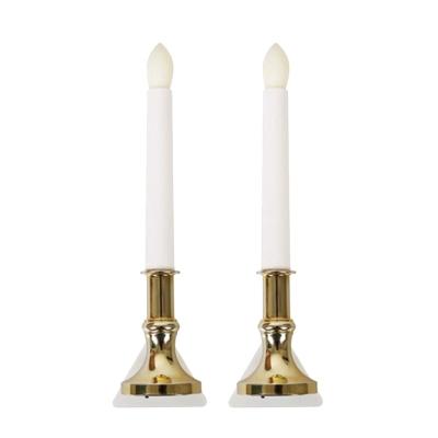 China 2 LED USB Rechargeable Candle Candle Light Flameless Set for sale