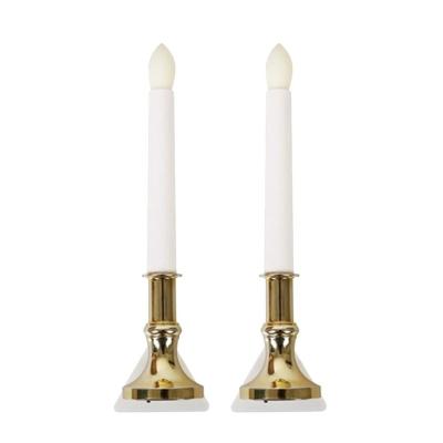 China 2 LED Party Warm White Home Decor Light USB Rechargeable Candle Light Flameless Set for sale