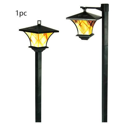 China Solar Garden Torch Lights Waterproof 53 LED Dancing Flickering Flame Solar Lights Landscape Decoration Park Lighting for sale