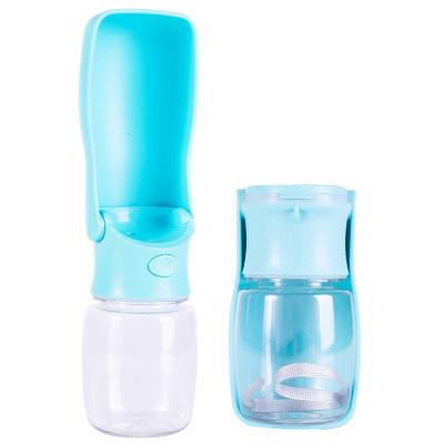 China Durable Dog Collapsible Water Bottle Travel Pet Water Dispenser Portable Leak Proof Foldable Travel Pet Outdoor Water Bottle for sale