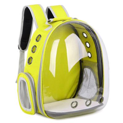 China Portable Viable Transparent Pet Carrier Backpack Travel Space Capsule Dog Pet Puppy Cat Carrier Backpack Waterproof Pet Bag for sale