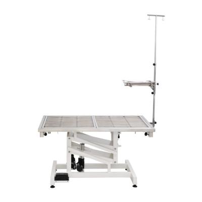 China Dog Viable Surgical Table Surgical Table Stainless Steel Clinic Veterinarian Pet Electric Lifting Operation Table for sale