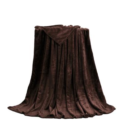 China Factory Price Cheap Wholesale Anti-Static Sherpa Coral Flannel Fleece Blankets And Throws 100% Polyester for sale