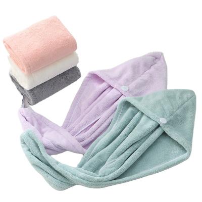 China Wholesale Microfiber Hair Turban Towel QUICK DRY Cotton Microfiber Hair Towel Wrap for sale