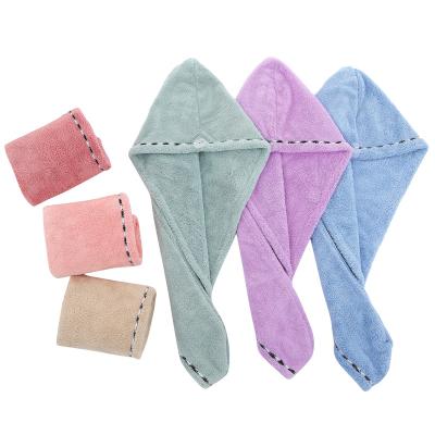 China QUICK DRY Hair Drying Microfiber Microfiber Micro Velor Bath Extra Long Hair Microfiber Towel For Curly Hair for sale