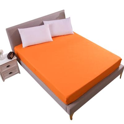 China Factory Customized Disposable Polyester Breathable Microfiber Fitted Sheet Waterproof Mattress Protector For Bed for sale