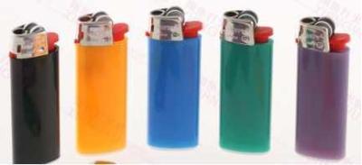 China Promotional product 5 Solid Colors Fire Adjustment Disposable 6.3 ABS plastic Tobacco flint Lighter for sale