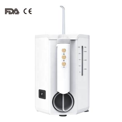 China New Design 600ml Large Car Water Tank Led Display Teeth Cleaner Tooth Flux Oral Irrigator Water Flosser for sale