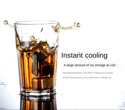 China Traditional Inquiry Get Discount 304 Stainless Steel Wine Barset Instant Whiskey Ice Rocks Cooling Grain Ice Cubes for sale