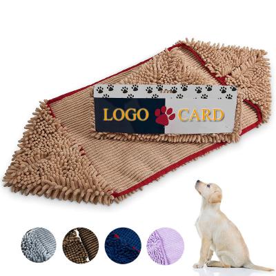 China Viable Machine Washable Bath Hand Pocket Coat Microfiber Chenille Robe Quick Dry Dog Towel for sale