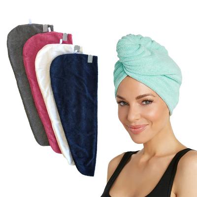 China Wholesale Super Absorbent Super Absorbent QUICK DRY Microfiber Twist Hair Wrap Microfiber Women Soft Quick Dry Magic Towel for sale