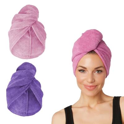 China QUICK DRY uick Dry Wrap Custom Large Microfiber Hair Towel Toallas Cabello Microfibra Toallas Para Cabeza Turban for sale