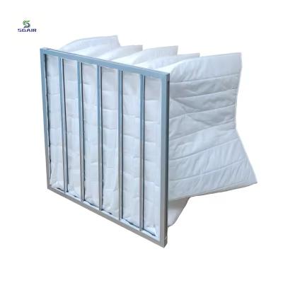 China High Efficiency Pocket Air Filter with 99.9% Filtration Efficiency for sale