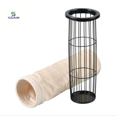 China Fiberglass Dust Bag Filter Heat Resistant with 55%-95% Efficiency for sale