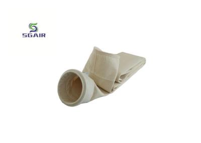 China Polypropylene Fiberglass Dust Bag Filter Natural Color CE Certificated for sale