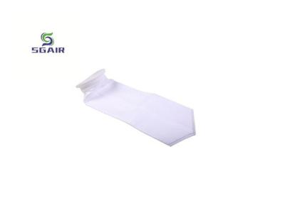 China 1.9mm Polyester Nonwoven Dust Bag Filter , High Temperature Filter Bags for sale