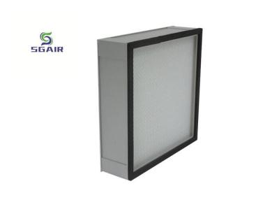 China Square Large Media Area F9 Flat Panel Filter , Hepa Filter For AC Vent for sale