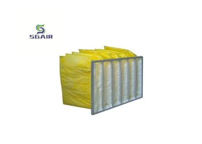 China Galvanized Compression Vacuum Hepa Bag Filter Made Of Polypropylene for sale